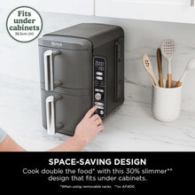 Load image into Gallery viewer, Ninja SL400UK Double Stack XL 2-Drawer 9.5L Air Fryer - Grey