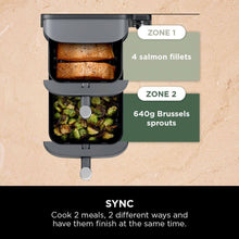 Load image into Gallery viewer, Ninja SL400UK Double Stack XL 2-Drawer 9.5L Air Fryer - Grey