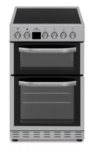 Load image into Gallery viewer, New World NWMID53CS 50cm Twin Cavity Electric Cooker - Silver