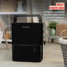 Load image into Gallery viewer, Russell Hobbs RHDH1001B 10L Dehumidifier -  Black