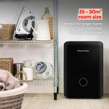 Load image into Gallery viewer, Russell Hobbs RHDH2002B 20L Dehumidifier - Black
