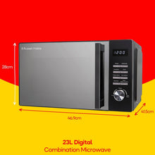 Load image into Gallery viewer, Russell Hobbs RHM2346B 23 Litres Combination Microwave - Black