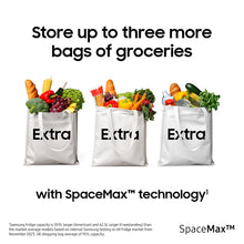 Load image into Gallery viewer, Samsung RB34C632ESA/EU 59.5cm 65/35 Split Fridge Freezer - Silver / White