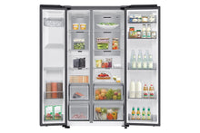 Load image into Gallery viewer, Samsung RS70F66KCFEU 91cm Side by Side American Fridge Freezer - Black