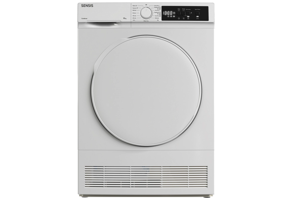 Sensis TDCF0110BW 10kg Condenser Tumble Dryer - White