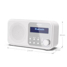 Load image into Gallery viewer, Sharp DR-P420WH Wireless DAB Radio - White