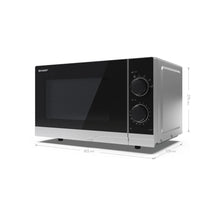 Load image into Gallery viewer, Sharp YC-PS201AU-S 20 Litres 700Watt Microwave Oven - Silver