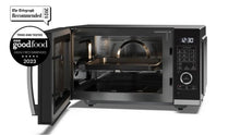 Load image into Gallery viewer, Sharp YC-QC254AU-B 25 Litres Flatbed Convection Oven Microwave with Grill - Black