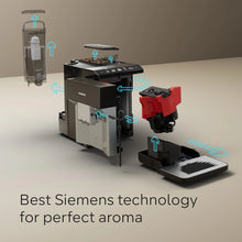 Load image into Gallery viewer, Siemens TP515GB1 Bean to cup coffee machine - Black/Silver