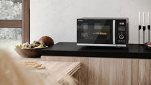 Load image into Gallery viewer, Sharp YC-QS254AU-B 25 Litres Flatbed Microwave Oven - Black