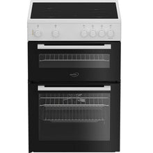 Load image into Gallery viewer, Zenith ZET605W 60cm Electric Cooker with Ceramic Hob - White