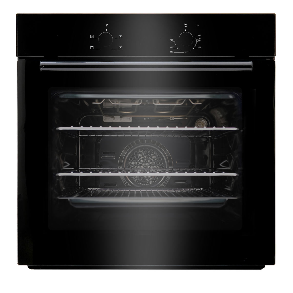 Teknix BITK60ESB Built In Single Fan Oven - Black