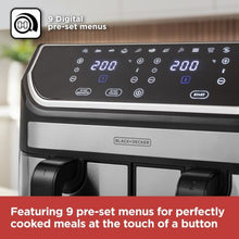 Load image into Gallery viewer, Black & Decker BXAF17094GB 9 Litre Dual Air Fryer