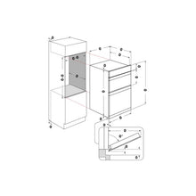 Load image into Gallery viewer, Hotpoint DIH82GB Built In Electric Multifunction Double Oven - Black