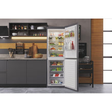 Load image into Gallery viewer, Hotpoint HBTNF60182XUK 60cm 50/50 INOX fridge freezer: frost free
