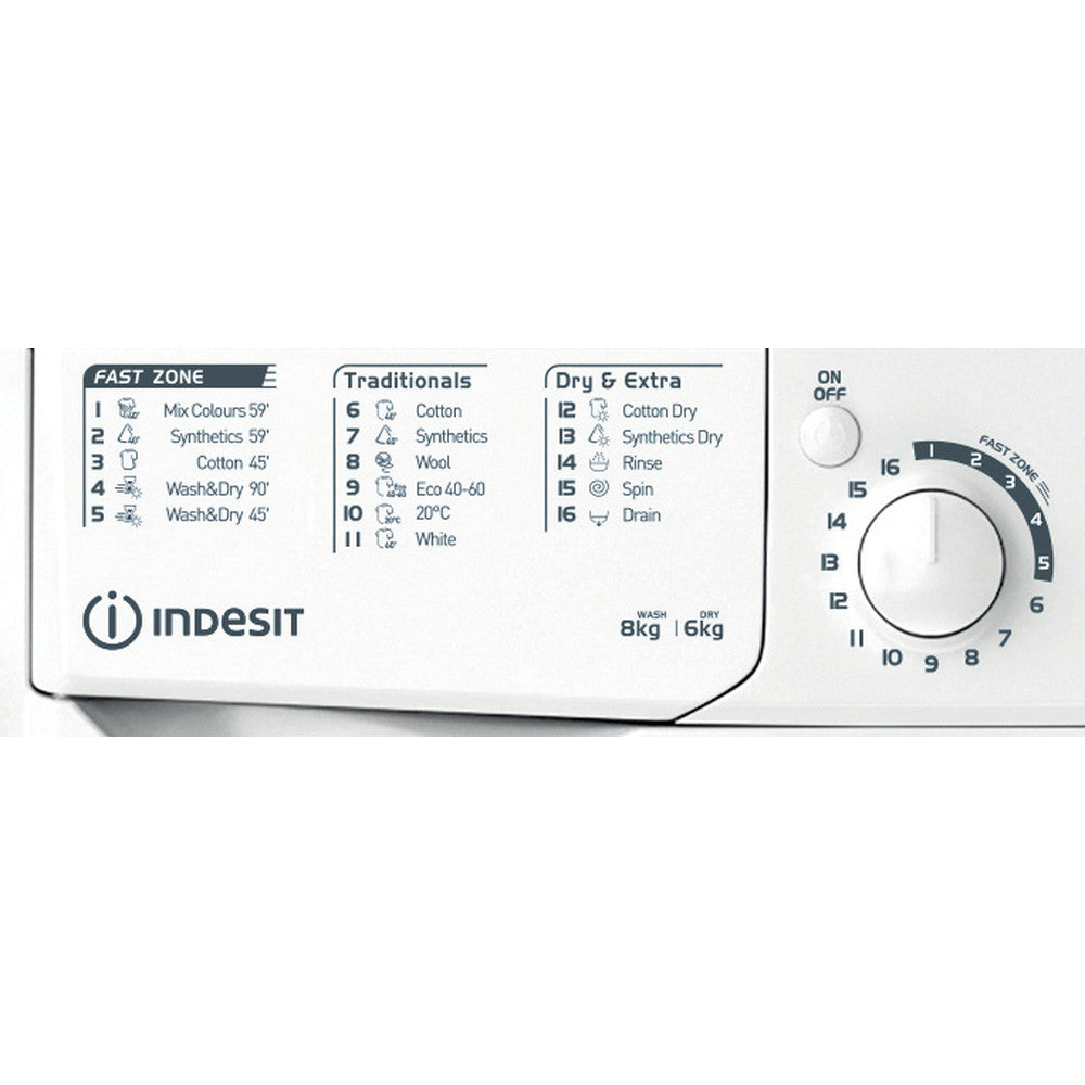 Indesit EWDE861483W UK 8kg Washer Dryer - White (Copy)