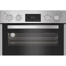 Load image into Gallery viewer, Hotpoint DIH82D1IX Built In Double Fan Oven with Telescopic Shelf