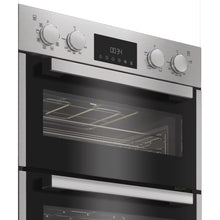 Load image into Gallery viewer, Hotpoint DIH82D1IX Built In Double Fan Oven with Telescopic Shelf