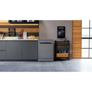 Hotpoint H2F HL626 X UK Freestanding 14 Place Settings Dishwasher