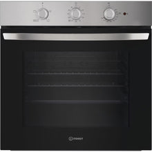 Load image into Gallery viewer, IO232HXUK - Single Static Oven - Eco Cleaning - 71L With 3 Dial With Timer And A Energy In Stainless Steel