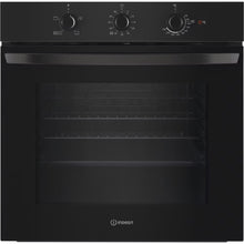 Load image into Gallery viewer, IO232HBUK - Single Static Oven - Eco Cleaning - Static Oven - 71L With 3 Dial With Timer And A Energy In Black