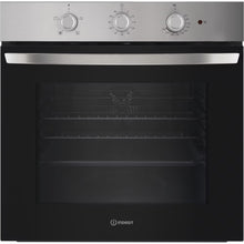 Load image into Gallery viewer, IO233XUK - Single Fan Oven - Enamel Coating - Grill Plus Fan - 66L With 3 Dial With Timer And A Energy In Stainless Steel
