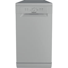 Load image into Gallery viewer, Hotpoint Slimline HF9E 1B19 S UK Freestanding Dishwasher - Silver
