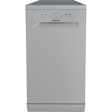 Load image into Gallery viewer, Hotpoint Slimline HF9E 1B19 S UK Freestanding Dishwasher - Silver