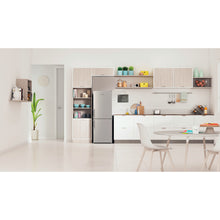 Load image into Gallery viewer, Indesit IB55532SUK 55cm Low Frost Freestanding fridge freezer - Silver