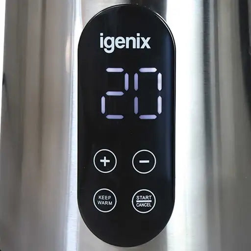 Igenix IGK01550SS 1.5L Digital Jug Kettle Stainless Steel