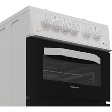 Load image into Gallery viewer, Hotpoint Hotpoint HTG5GCW Freestanding 50cm Gas Cooker – White