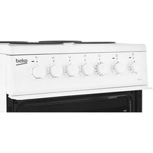 Load image into Gallery viewer, Beko EDP503W 50cm Electric Double Oven with grill Cooker - White - A Energy Rated