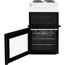 Load image into Gallery viewer, Beko EDP503W 50cm Electric Double Oven with grill Cooker - White - A Energy Rated