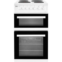Load image into Gallery viewer, Beko EDP503W 50cm Electric Double Oven with grill Cooker - White - A Energy Rated