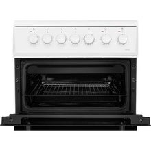 Load image into Gallery viewer, Beko EDVC503W 50cm Double Oven Electric Cooker - White