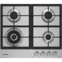 Load image into Gallery viewer, Blomberg GEN73415E Gas 4 Zone S/Steel Hob. Free 5 Year Guarantee