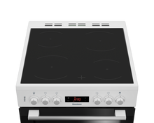 Load image into Gallery viewer, Blomberg HKN65W 60cm Double Oven Electric Cooker with Ceramic Hob - White