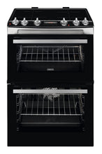 Load image into Gallery viewer, Zanussi ZCI66288XA 60cm Electric Double Oven with Induction Hob