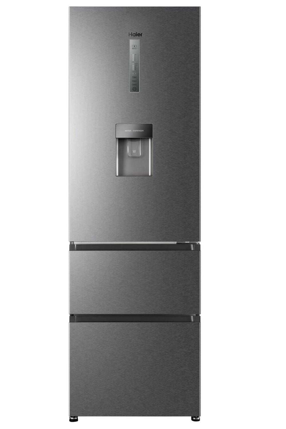 Haier HETR3619FWMG 60cm Frost Free 60/40 split Fridge Freezer - Silver