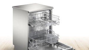 Bosch SMS2ITI40G Serie 2, Free-standing dishwasher, 60 cm, Silver Inox