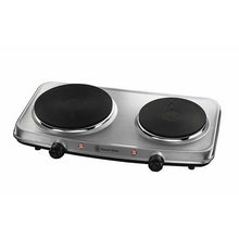 Load image into Gallery viewer, Russell Hobbs 15199 Double Hot Plate Stainless Steel