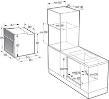 Load image into Gallery viewer, Hisense BI62212AXUK  Built In Electric Single Oven