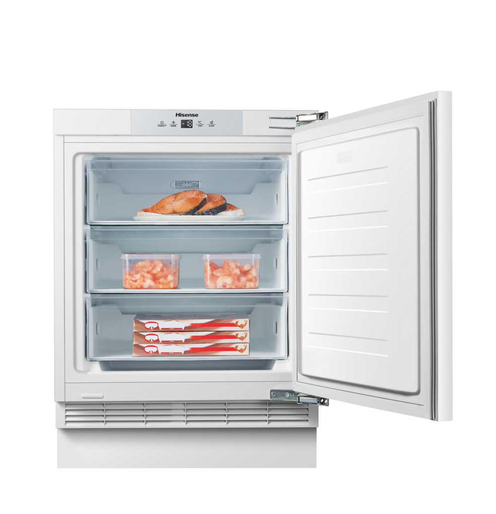 Hisense FUV126D4AW11 Integrated Static Undercounter Freezer