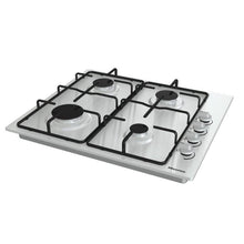 Load image into Gallery viewer, Hisense GM642XSUK 58cm Gas Hob - Stainless Steel