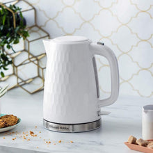 Load image into Gallery viewer, Russell Hobbs 26050 Honeycomb 1.7L Cordless 3000W Kettle - White