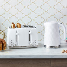 Load image into Gallery viewer, Russell Hobbs 26050 Honeycomb 1.7L Cordless 3000W Kettle - White