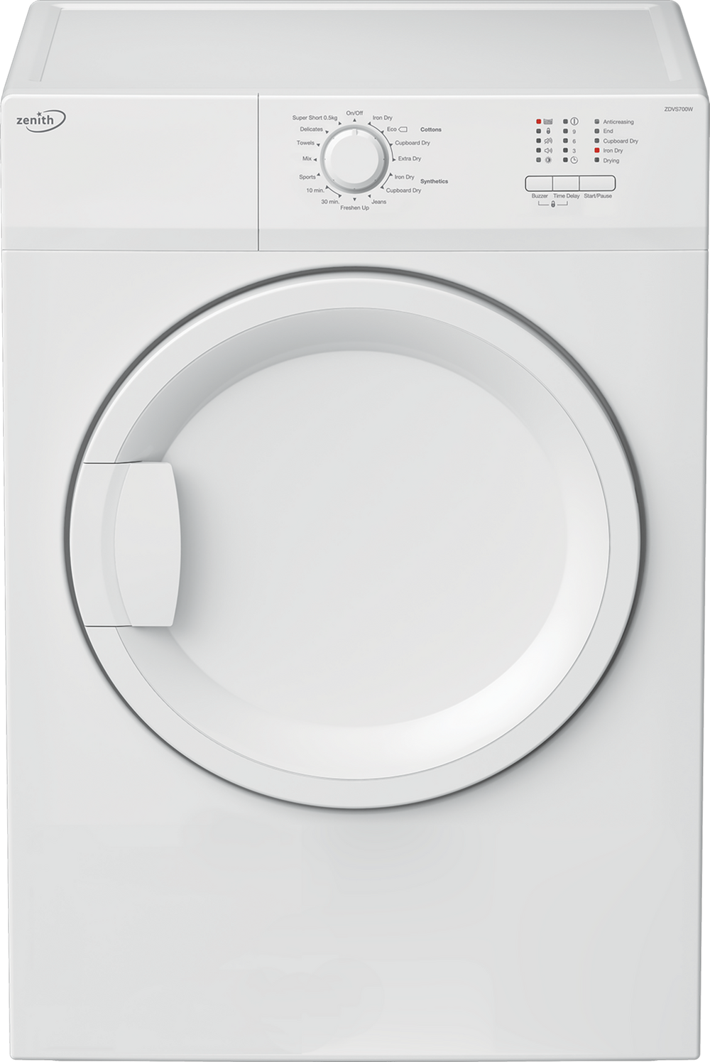 Zenith (by Beko) ZDVS700W 7kg Vented Tumble Dryer - White