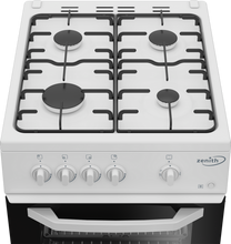 Load image into Gallery viewer, Zenith ZE501W 50cm Gas Single Oven with Gas Hob - White