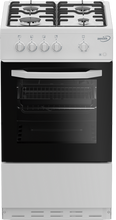 Load image into Gallery viewer, Zenith ZE501W 50cm Gas Single Oven with Gas Hob - White