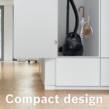 Load image into Gallery viewer, Bosch BGBS2BA1GB Serie 2 ProEco 600W 3kg Bagged Cylinder Vacuum Cleaner - Black